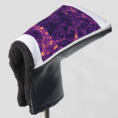 Kosmisch web golfheadcover (3/4 voorkant)