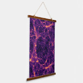 Kosmisch web hangend wandkleed (Gebogen)