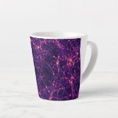 Kosmisch web latte mok (Rechterhoek)