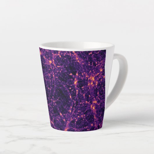 Kosmisch web latte mok (Rechterhoek)