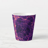 Kosmisch web latte mok (Voorkant)