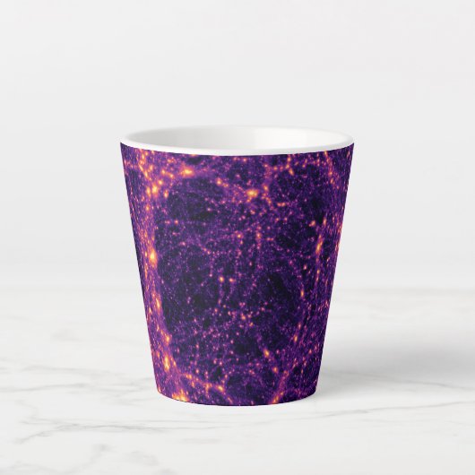 Kosmisch web latte mok (Voorkant)