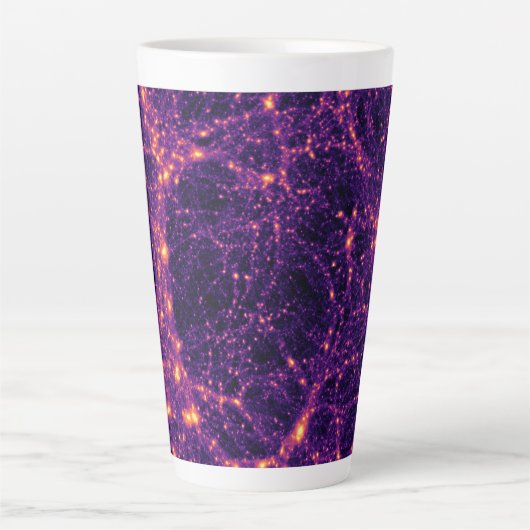 Kosmisch web latte mok (Voorkant)
