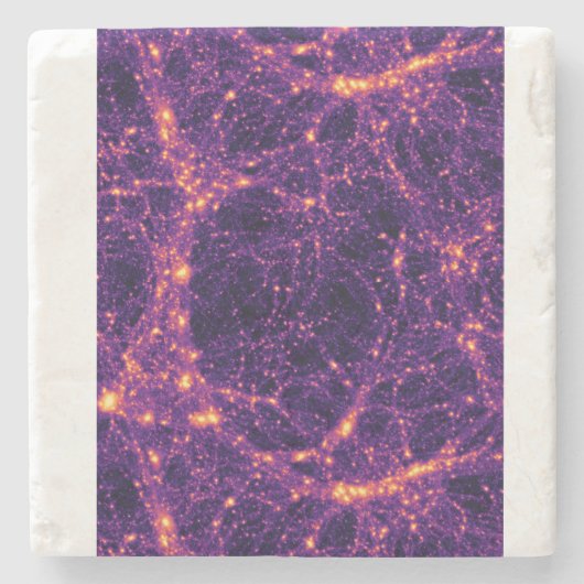 Kosmisch web stenen onderzetter (Voorkant)