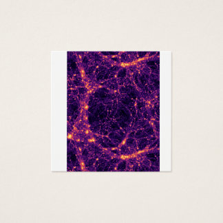 Kosmisch web vierkante visitekaartjes