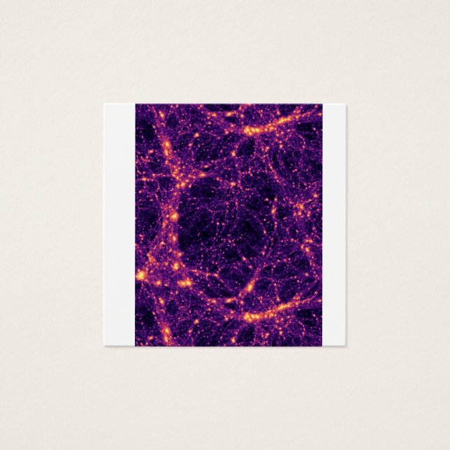 Kosmisch web vierkante visitekaartjes (Voorkant)