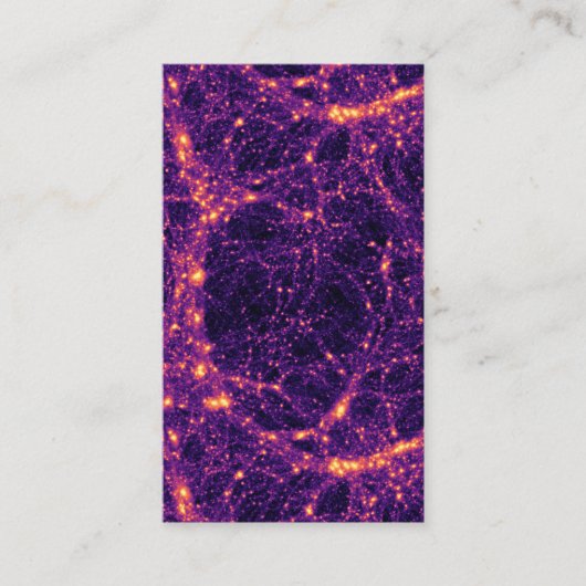 Kosmisch web visitekaartje (Voorkant)