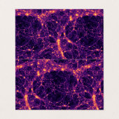 Kosmisch web visitekaartje (Buitenkant ongevouwen)