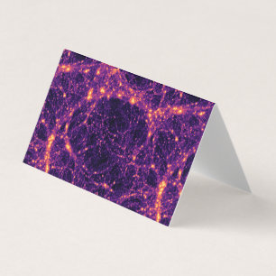 Kosmisch web visitekaartje