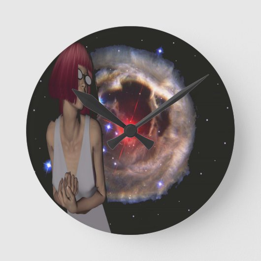 Kosmisch Wonder Ronde Klok (Voorkant)