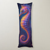 kosmisch zeepaardje lichaamskussen (Achterkant (Verticaal))