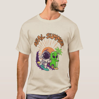 Kosmisch zomeravontuur t-shirt