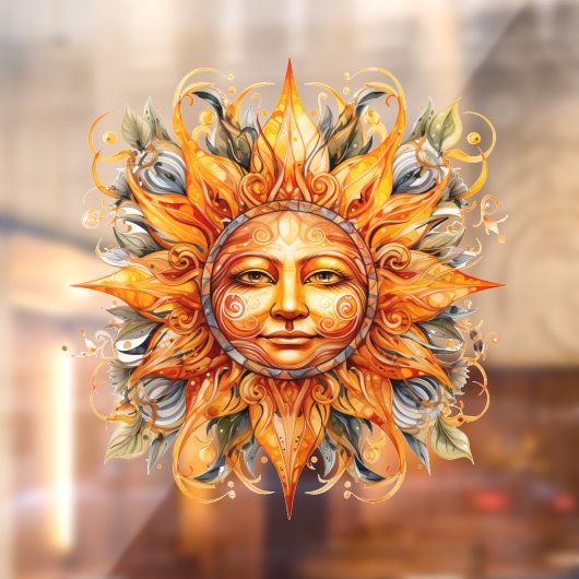 Kosmisch zonnetje raamsticker (Vel 2)