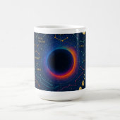 Kosmisch zwart gat en sterrenbeelden Art - Celesti Koffiemok (Center)