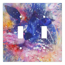 Kosmische Abstracte Cat Dreamscape