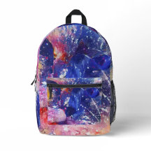 Kosmische Abstracte Cat Dreamscape