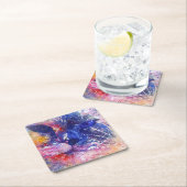 Kosmische Abstracte Cat Dreamscape Kartonnen Onderzetters (Insitu)