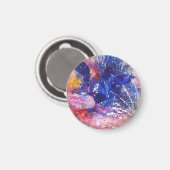 Kosmische Abstracte Cat Dreamscape Magneet (Voorkant / Achterkant)