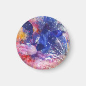 Kosmische Abstracte Cat Dreamscape Magneet (Voorkant)