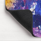 Kosmische Abstracte Cat Dreamscape Muismat (Hoek)