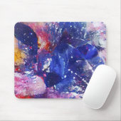 Kosmische Abstracte Cat Dreamscape Muismat (Met muis)