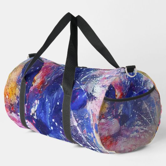 Kosmische Abstracte Cat Dreamscape Plunjezak (Rechterhoek)