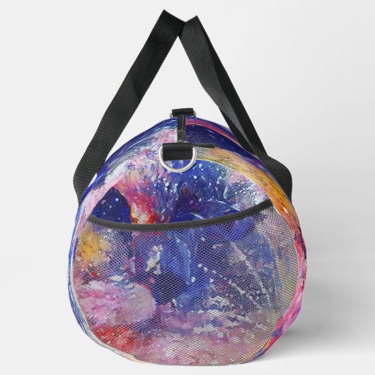 Kosmische Abstracte Cat Dreamscape Plunjezak (Rechts)