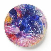 Kosmische Abstracte Cat Dreamscape