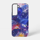 Kosmische Abstracte Cat Dreamscape Samsung Galaxy Hoesje (Achterkant)