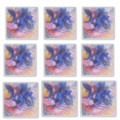 Kosmische Abstracte Cat Dreamscape Sticker (Voorkant)