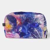 Kosmische Abstracte Cat Dreamscape Toilettasje (Voorkant)