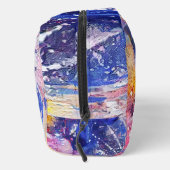 Kosmische Abstracte Cat Dreamscape Toilettasje (Rechts)