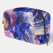 Kosmische Abstracte Cat Dreamscape Toilettasje (Rechterhoek)