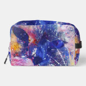 Kosmische Abstracte Cat Dreamscape Toilettasje (Achterkant)