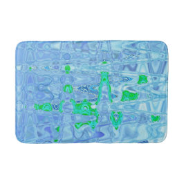 Kosmische Abstracte Lavendel Grijs Retro Ripples Badmat