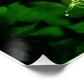 "Kosmische abstractie", glanzend Poster (Hoek)