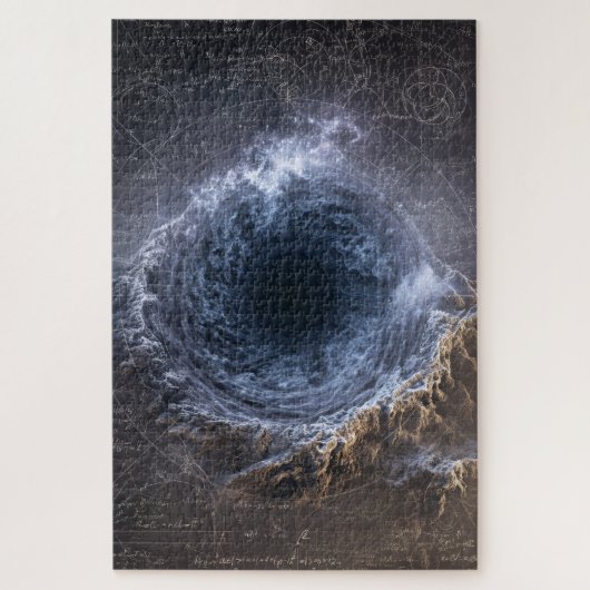 Kosmische Afgrond: De Hemelse Vortexpuzzel Legpuzzel (Verticaal)