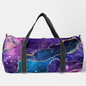 Kosmische Agaat Regenboog Holografische Grote Duff Plunjezak (Voorkant)