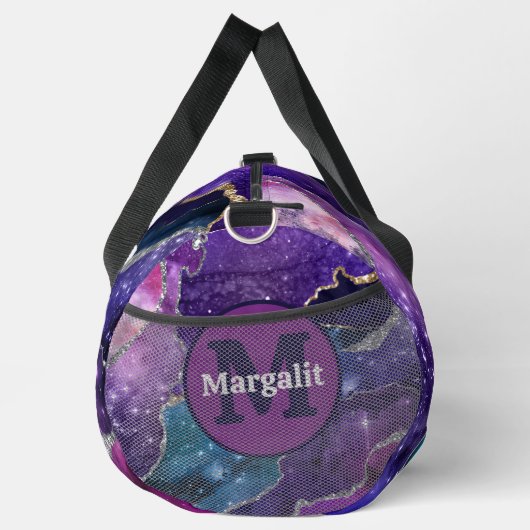 Kosmische Agaat Regenboog Holografische Grote Duff Plunjezak (Rechts)