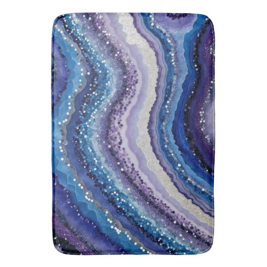 kosmische agaatgolven badmat (Voorkant Verticaal)