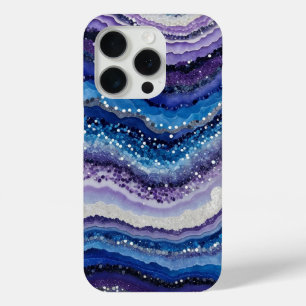 kosmische agaatgolven iPhone 15 pro case