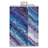 kosmische agaatgolven heupfles (Achterkant)