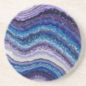 kosmische agaatgolven zandsteen onderzetter (Voorkant)