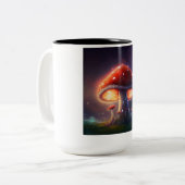 Kosmische Amanita Muscaria Mok (Voorkant links)