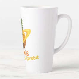 Kosmische ananas met Saturnus Ring Orbit Latte Mok