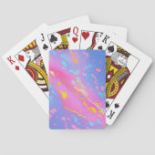 kosmische aquarel-Abstracte verf Pokerkaarten (Achterkant)