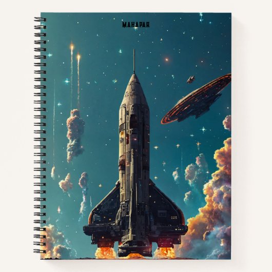 **"Kosmische Ascentie: ontsteek de reis"** Notitieboek (Voorkant)