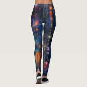 Kosmische Astrologische Broek Leggings (Achterkant)