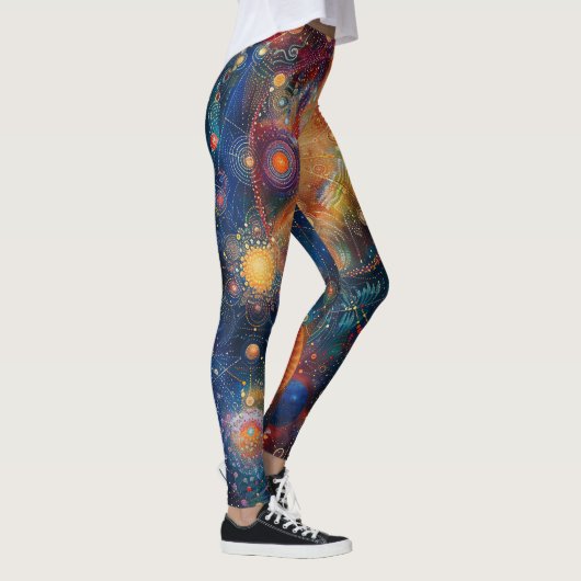 Kosmische Astrologische Broek Leggings (Rechts)