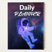 Kosmische astronaut & diepe ruimte nevel esthetiek planner (Achterkant)